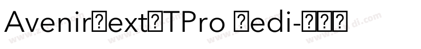 AvenirNextLTPro Medi字体转换